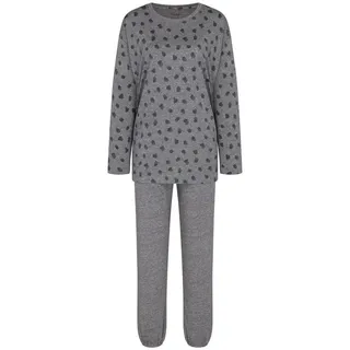 Triumph Damen Endless Comfort Pk Lsl Pajama Set, Dark Grey Melange, 38 EU