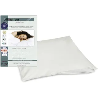 allsaneo Premium Allergiker Kissenbezug 50x70 cm | Allergie Bettwäsche extra weich und leicht | Anti Milben Encasing | Milbenschutz | allergendichter Zwischenbezug | TÜV geprüft
