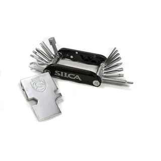SILCA Italian Army Knife Venti 20 Multitool | Black | One Size