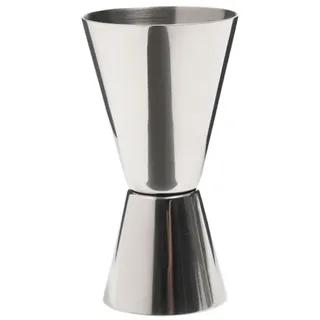 Bar Craft BarCraft Cocktail Jigger Dual Spirituosen Messbecher, Edelstahl, 25ml/50ml