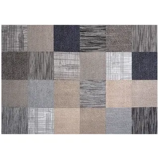Vevor Teppichfliesen 500 x 500 x 6 mm, 24er-Pack, selbstklebender Teppichboden mit Fläche von 6,2 m2, Teppich Bodenbelag, einfacher DIY-Austausch für Wohnzimmer und Büro, mehrfarbig