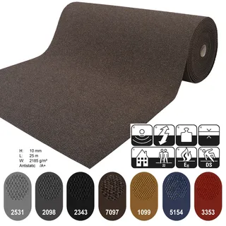 Laufmatte Teppichläufer Hong Kong in 7 Farben & 67 cm Breit Brücke Meterware