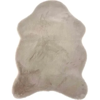 Astra Fellteppich »Elda, Kunstfell« rechteckig 13 mm Höhe Dekofell, kuschelweich, Wohnzimmer, Kinderzimmer, Kaninchenhaptik, beige