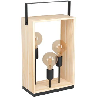 EGLO Famborough Schwarz/Beige 3 St.