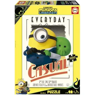 Educa Minions Puzzle, 1000 Teile, Universallizenz für Erwachsene, Puzzle, Alter 14 + (20589)