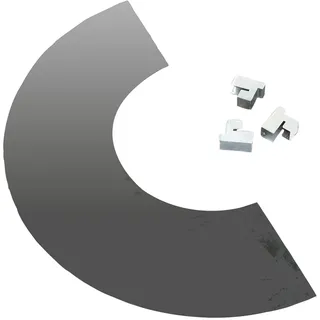 Barbecook Grillplatte für Feuerschale Jack 75 – runde Bratplatte mit 76,5 cm Durchmesser für Outdoor Kochen