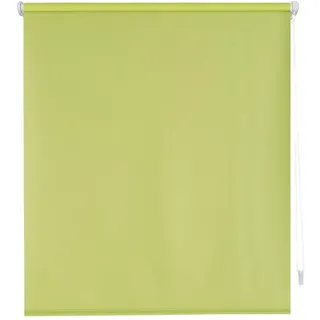 Decorblind | Verdunkelungsrollo, glatt, ohne Werkzeug und ohne Bohren, Maße: 62 x 180 cm Breite x Länge/Maße Stoff: 59 x 175 cm, einfarbig, Pistazienfarben, Jalousie für Fenster