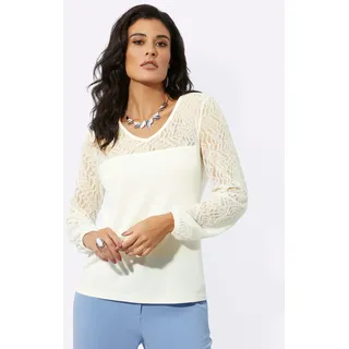 creation L Spitzenshirt »Spitzenshirt«, 1 Stk., beige