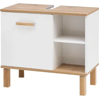 Schildmeyer Waschbeckenunterschrank Padua 65,2 x 60,1 x 35 cm Weiß