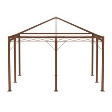 Eleo Pavillon Torino 310,5 cm x 408 cm x 408 cm Unbeschichtet