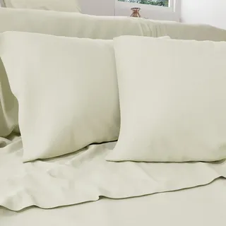 PETTI Artigiani Italiani - Perkal-Bettwäsche, Bettlaken für Doppelbett, Baumwolle, Perkal, Bettwäsche-Set für Doppelbett, 100% Made in Italy