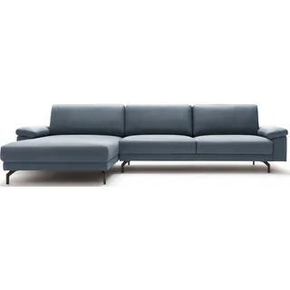 Creation BY ROLF BENZ Ecksofa "CR.450 elegantes Designsofa mit hohem Sitzkomfort", blaugrau