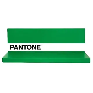 Homemania Shelfie-Regal – Wanddekoration, Objektträger, quadratisch, mit Regalböden – für Wohnzimmer, Schlafzimmer, Grün, Weiß, Schwarz, aus Metall, 40 x 14 x 13 cm