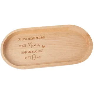 Beste Mama | Beste Oma | Holztablett mit Gravur Oma | Danke für Alles | Geburtstagsgeschenk | Beste Uroma | Geschenk zu Muttertag