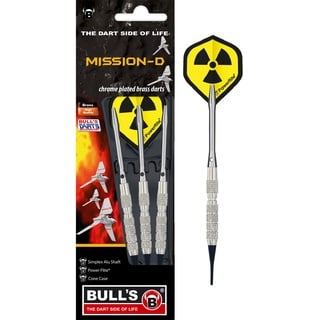 BULL'S Mission Soft Dart 12g, Silber