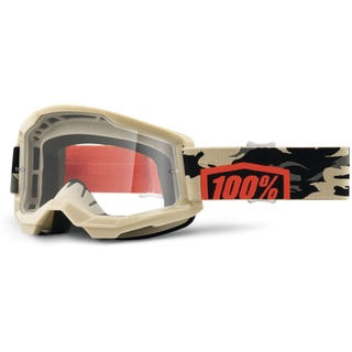 100% Strata 2 Goggle Kombat – klare Gläser