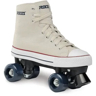 Roces Kinder Rollerskates/Rollschuhe Street Chuck Classic Roller, Cream, 37, 550030-007