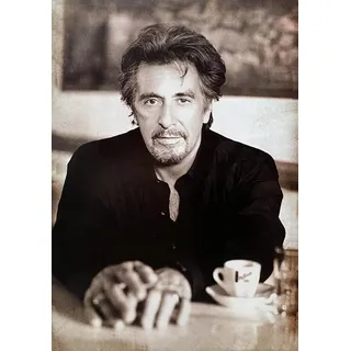 KUSTOM ART Wandposter Serie Hollywood Al Pacino Schauspieler ohne Rahmen, Kunstdruck auf beschichtetem Papier, 40 x 30 cm