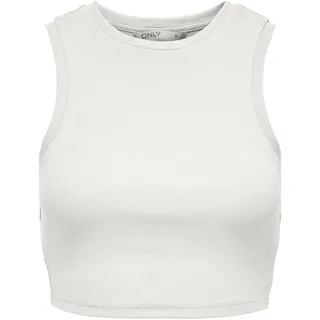 Only »ONLVILMA S/L CROPPED TANK Top JRS Noos, weiß - L