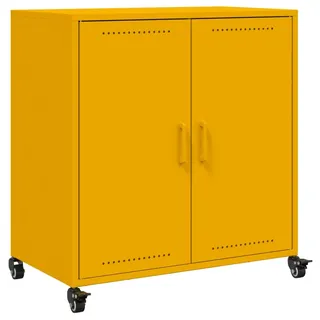 Sideboard Senfgelb 68x39x72 cm Stahl - Gelb