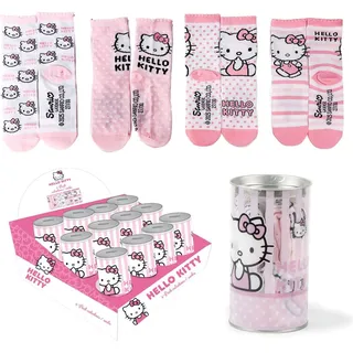 CERDÁ LIFE'S LITTLE MOMENTS Unisex Kinder Hello Kitty Socken, 4 Stück (4er Pack)
