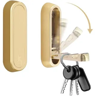 2er Set Faltbarer Wandhalter 90 Grad Faltbarer Kleiderständer Faltbarer Wandhalter Faltbarer Kleiderständer Faltbarer Wandhalter für Küche Badezimmerwandhalter für Jacken Handtücher Schüssel - Gold