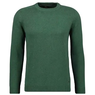 Rundhalspullover RAGMAN, Herren, Gr. 64, grün (jägergrün, 326), Strick, 100% Baumwolle, Rundhals, Pullover Rundhalspullover