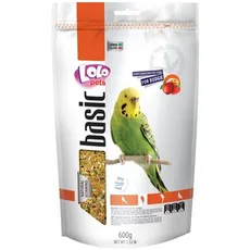 Lolo Pets Budgie food w/fruit 600g resealable