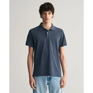 Gant Poloshirt, Sunfaded Pique Premium Polo Shirt, blau