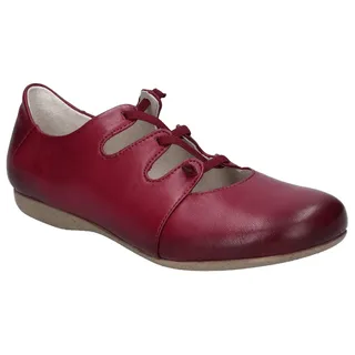 Josef Seibel Riemchenballerina »Fiona 04« Slipper, Komfortschuh mit raffiniertem Gummizug, Weite G (=weit), lila