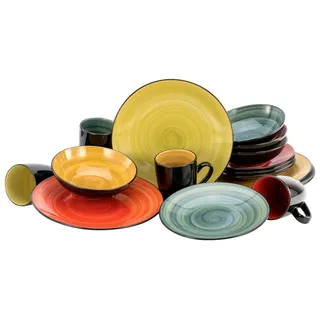 CreaTable Kombiservice Samoa 16-tlg. mehrfarbig
