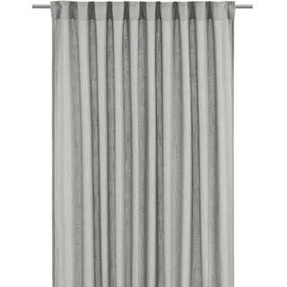 Fertigvorhang , Hellgrau , Textil , Uni , 145x260 cm , Heimtextilien, Vorhänge, Fertigvorhänge