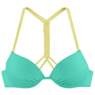 VENICE BEACH Push-Up-Bikini-Top »Anna«, wattierte Cups, mit eingearbeiteter Verstärkung Venice Beach mint Gr.32 Cup A