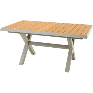 Siena Garden Gartentisch Sincro Rechteckig ausziehbar Holz Teak 90 cm x 160 cm