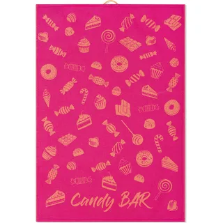 Ross Geschirrtuch "Candy Bar 3er-Pack", pink, orange),