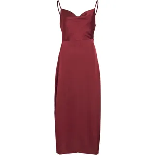 VILA VIRAVENNA Strap Ankle Dress Partykleid Unifarben Rot 40