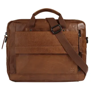 Spikes & Sparrow Aktentasche echt Leder, cognac