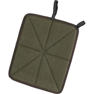 K & S Sitzkissen Ansitzkissen Jagd Outdoor Trekking Camping Iso Thermo aus Loden, 40 x 32 cm, Grün