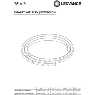 LEDVANCE LED-Strip 952421 9W RGBW 200 cm
