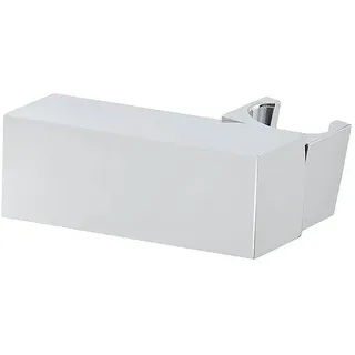 Design-Brause-Wandhalter beweglich - quadratische Ausführung - chrom