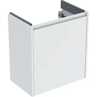 Geberit Renova Compact Unterschrank für Waschtisch, mit einer Tür, 55x60,5x33,7cm, 504.084.00.1, Farbe: weiß / lackiert seidenmatt