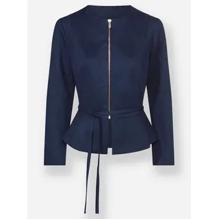 Heine Lederimitat-Blazer »Lederimitat-Blazer«, blau