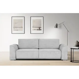 otto home »BEATRICE auch als Schlafsofa mit Bettkasten, B/T/H 250/107/92 cm« wahlweise mit Bettfunktion, incl. 2 Zierkissen, Wellenfederung