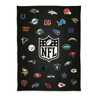 NFL Wohndecke 150 x 200 cm Bunt