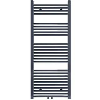 S SIENOC 600 x 1400 mm Anthrazit mittelanschluß Badheizkörper handtuchhalter Heizkörper Handtuchwärmer Handtuchtrockner 600 Watt