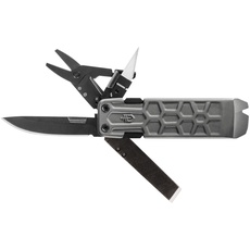 Bild Multifunktionswerkzeug mit 10 Funktionen, Messer mit glatter Klinge, LockDown Pry, Aluminium/5Cr15MoV, Grau, 31-003706