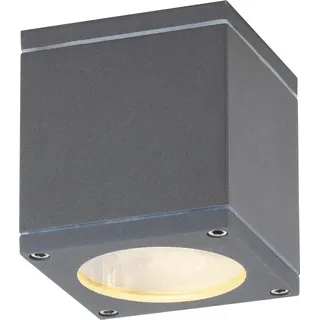 Rabalux 8149 Außendeckenleuchte Akron, GU10, Aluminium, anthrazit, 8,7x8,7cm