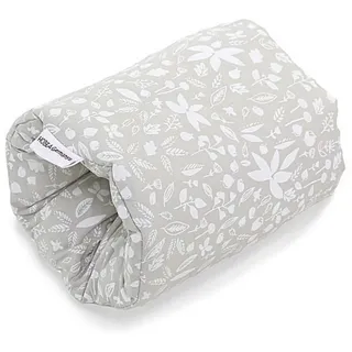 HOBEA-Germany Ministillkissen Arm-Stillkissen kleines Stillkissen für unterwegs Stillmuff Reisestillkissen in verschiedenen Designs, Modell: Waldzauber grau