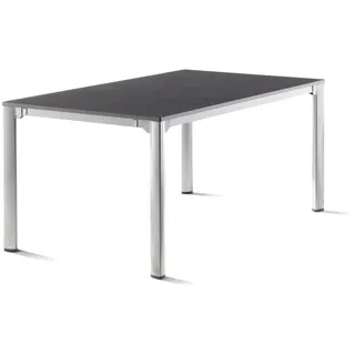 Sieger Verlängerungstisch Aluminium/Vivodur 120x80 - 285x95 cm