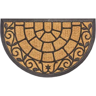 HANSE HOME Kokos 45 x 75 cm Braun/Schwarz